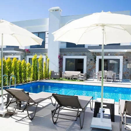 Bd4109 Two Bedroomedvilla Withpool Inbodrumyalikavak Bodrum