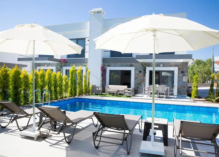 Bd4109 Two Bedroomedvilla Withpool Inbodrumyalikavak Bodrum