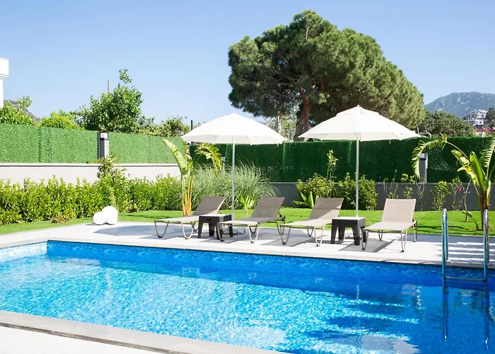 Bd4109 Two Bedroomedvilla Withpool Inbodrumyalikavak Villa Bodrum